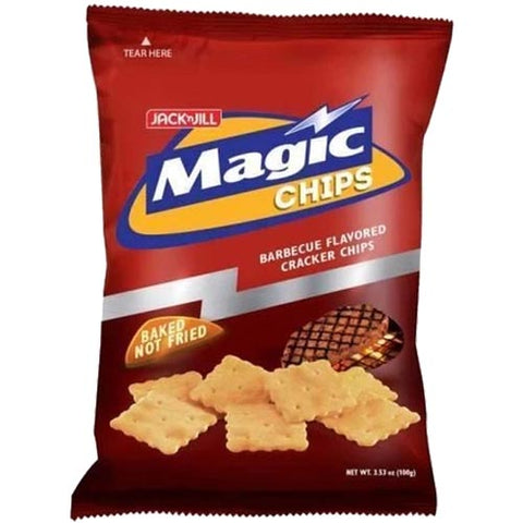 Jack 'n Jill - Magic Chips - Barbecue Flavored Cracker Chips - 100 G