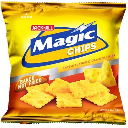 Jack 'n Jill - Magic Chips - Cheese Flavored Cracker Chips - 100 G