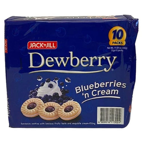 Jack n' Jill - Dewberry - Blueberries 'n Cream - 10 Pack - 11.64 OZ