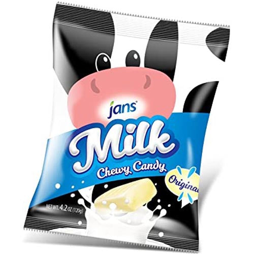 Jan's - Milk Chewy Candy - Original - 4.2 OZ