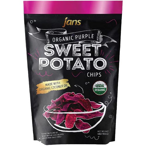 Jans - Organic Purple Sweet Potato (UBE) Chips - 4 OZ