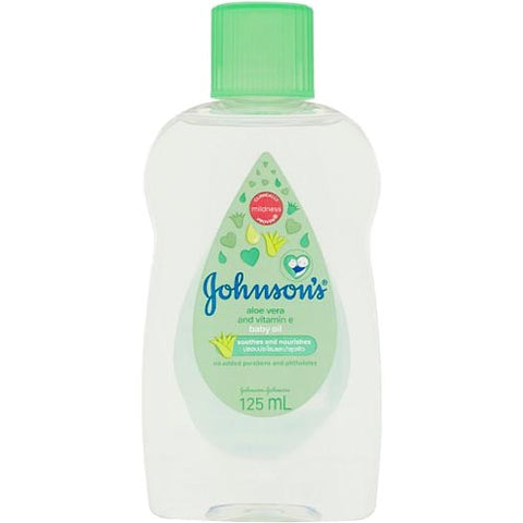 Johnson's - Aloe Vera and Vitamin E - Baby Oil - 125 ML