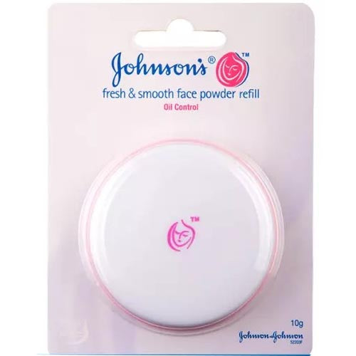 Johnson's - Fresh and Smooth Face Powder - Oil Control - WHITE - 10 G