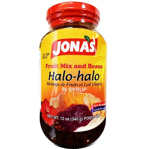 Jonas - Fruit Mix and Beans - Halo-Halo in Syrup - 12 OZ