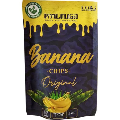 Kalnusa - Banana Chips - Original - 100 G