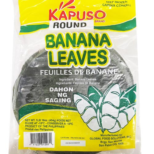 Kapuso - Banana Leaves - Dahon Ng Saging - Round - 1 LB