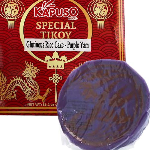 Kapuso - Special Tikoy - Glutinous Rice Cake - Purple Yam (UBE) - 35.2 OZ
