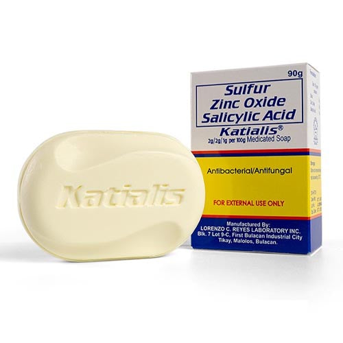 Katialis - Sulfur Zinc Oxide Sallycyllc Acid - Antibacterial / Antifungal - 90 G
