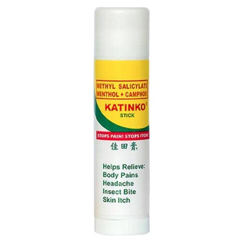 Katinko - STICK - Methyl Salicylate Menthol + Camphor - Helps Relieve Pain and Itch - 10 G