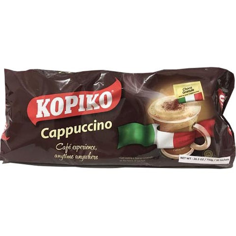Kopiko - Cappuccino Coffee Mix - 30 Count Per Bag