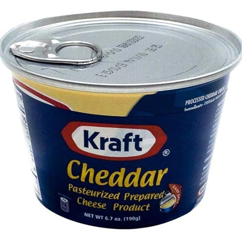 Kraft - Cheddar Pasteurized Prepared Cheese Product (Canned) - Easy Open - 190 G