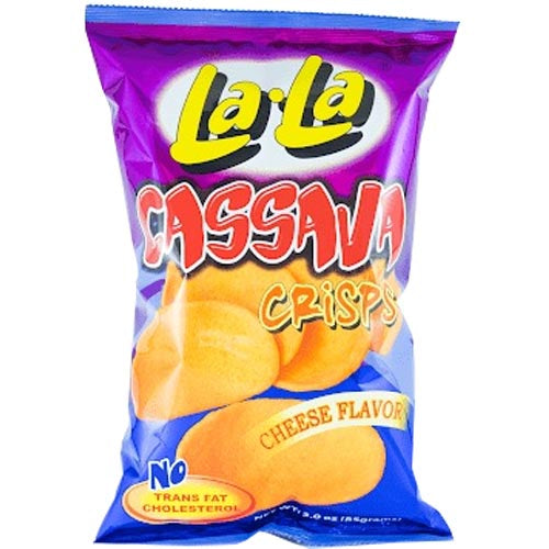 La-La - Cassava Crisps - Cheese Flavor - 85 G