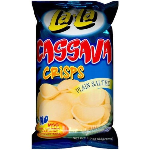 La-La - Cassava Crisps - Plain Salted - 85 G