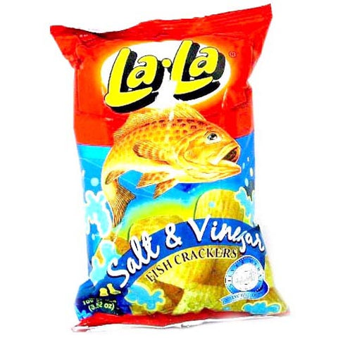 La-La - Fish Crackers - Salt and Vinegar - 100 G