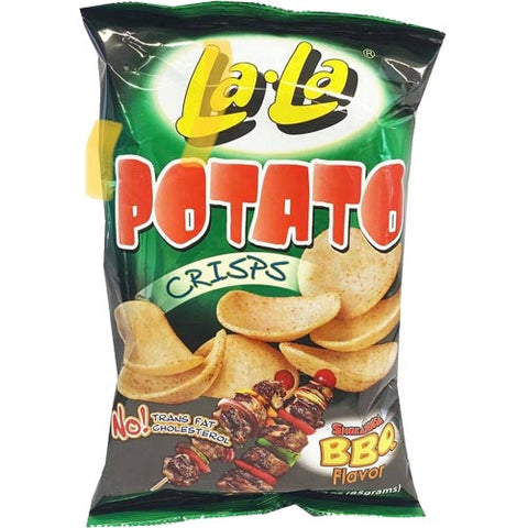 La-La - Potato Crisps - Smokehouse BBQ Flavor- 85 G