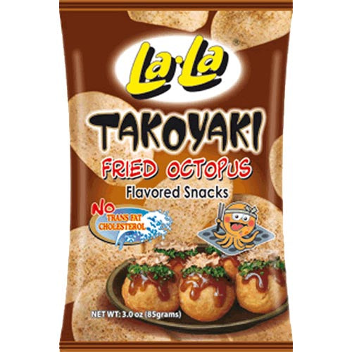 Lala - Takoyaki - Fried Octopus - Flavored Snacks - 85 G