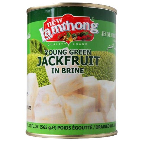Lamthong - Young Green Jackfruit in Brine - 20 OZ