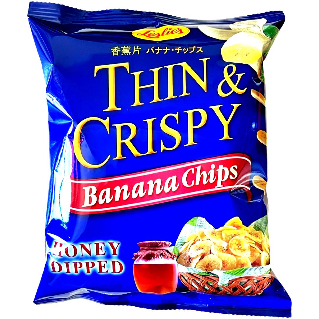 Leslie's - Thin & Crispy - Banana Chips - Honey Dipped - 160 G