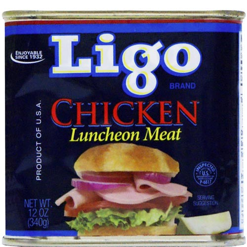 Ligo - Chicken Luncheon Meat (Blue) - 12 OZ