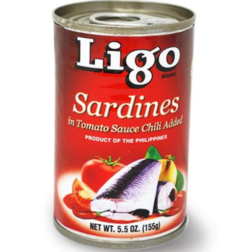 Ligo -  Sardines in Tomato Sauce Chili Added 🌶️