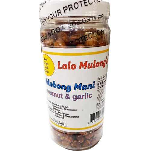 Lolo Mulong's - Adobong Mani - Peanut and Garlic (Mild) - 10 oz