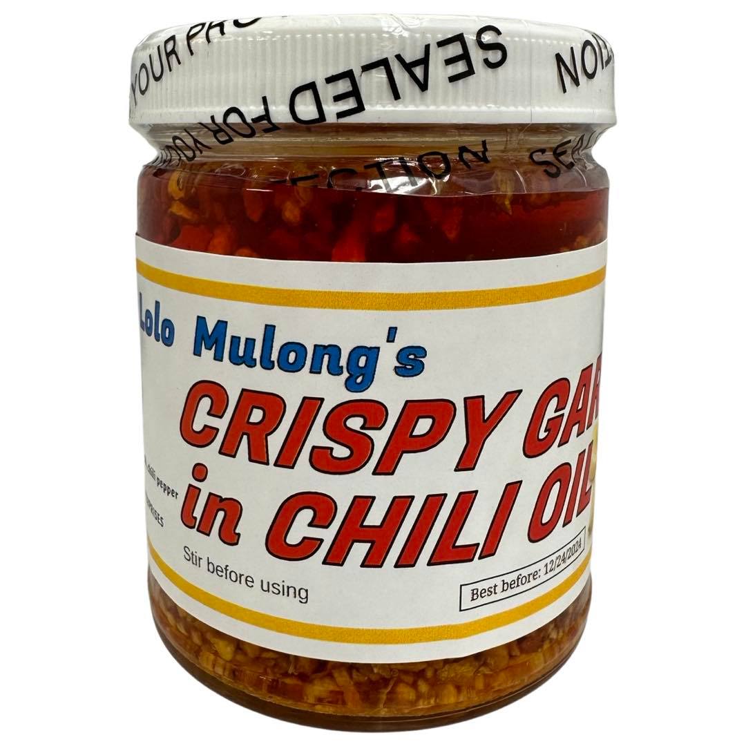 Lolo Mulong's - Crispy Garlic in Chili Oil - Mild - 9 OZ