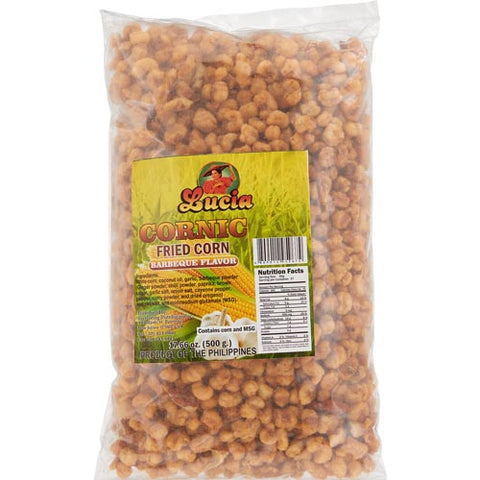 Lucia - Cornic - Fried Corn - Barbeque Flavor - Bag - 500 G