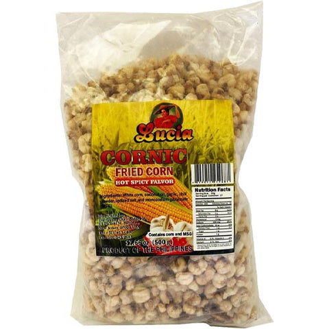 Lucia - Cornic - Fried Corn - Hot Spicy Flavor - Bag - 500 G