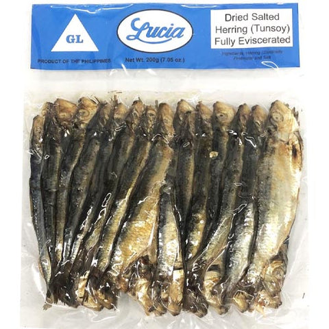 Lucia - Dried Salted Herring (Tunsoy) - Fully Eviscerated - 7.05 OZ