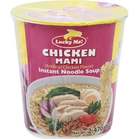 Lucky Me - Chicken Mami - Artificial Chicken Flavor - Instant Noodle Soup - 70 G