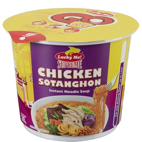 Lucky Me - Supreme - Chicken Sotanghon - Instant Noodle Soup - 28 G