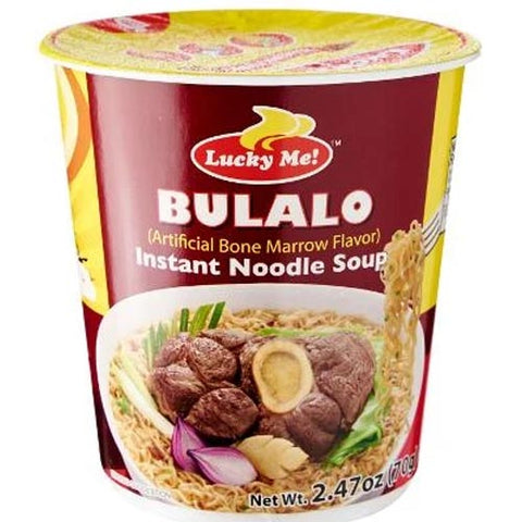 Lucky Me - Bulalo Artificial Bone Marrow Flavor Instant Noodle Soup - 70G
