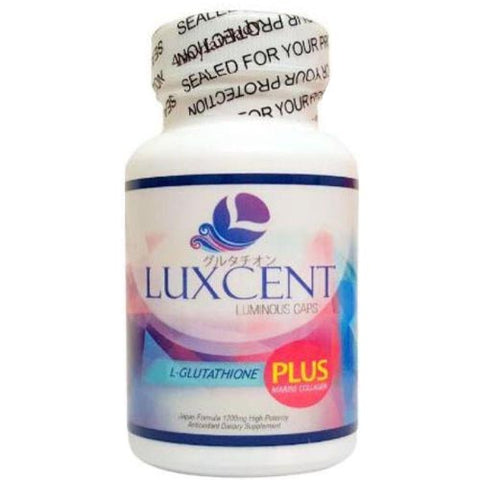 Luxcent - Luminous Cap -s L-Glutathione Plus Marine Collagen - 60 Capsules - 70 G