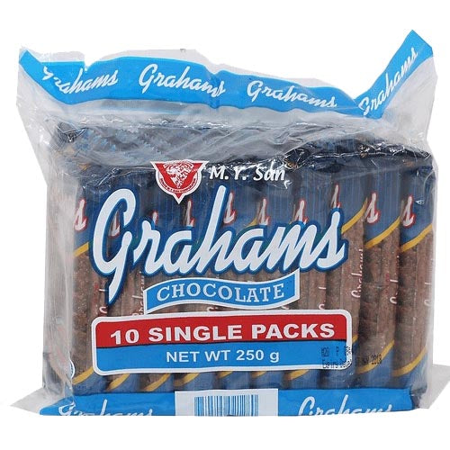 M.Y. San - Grahams - Chocolate - 10 Single Packs - 250 G