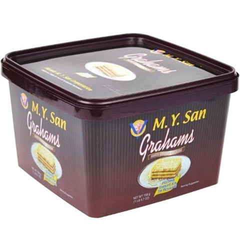 M.Y. San - Grahams - Honey Grahams Crackers - TUB - 800 G