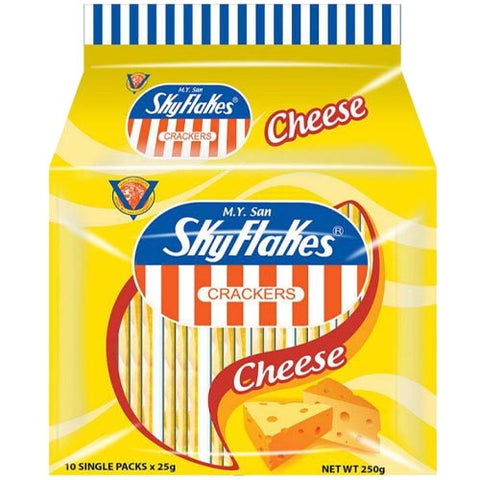 M.Y. San - Skyflakes Crackers - Cheese - 10 Pack - 250 G