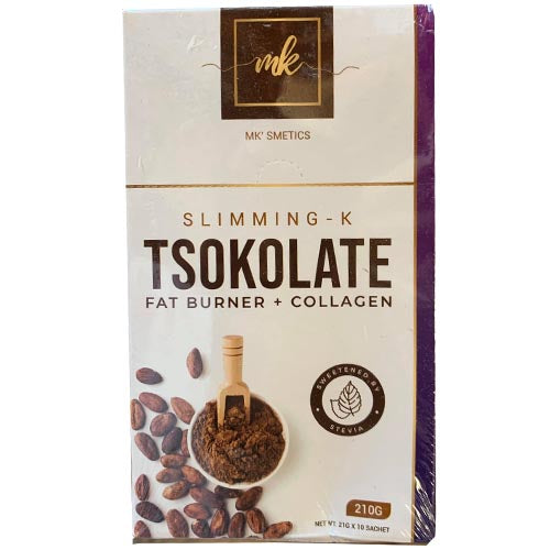 MK'SMETICS - Slimming K - Tsokolate Burner +Collagen - 10 Sachets - 210 G