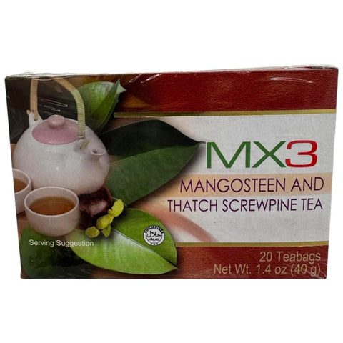 MX3 - Mangosteen and Thatch Screwpine Tea - 20 Teabags