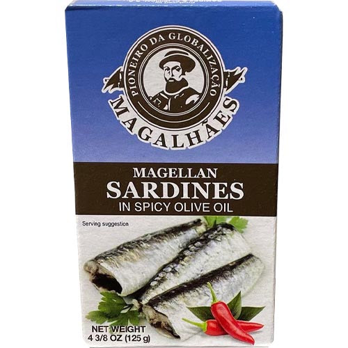Magellan - Sardines in Olive Oil - HOT - 125 G