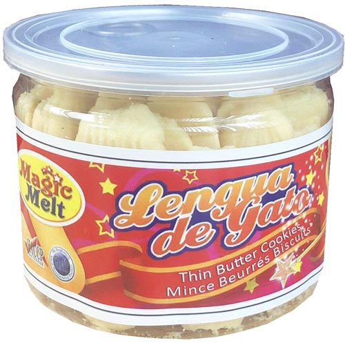 Magic Melt - Lengua de Gato - Thin Butter Cookies - 230 G