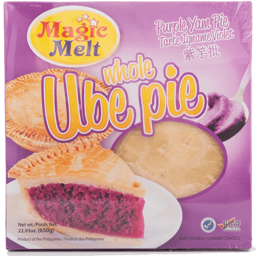 Magic Melt - Whole UBE Pie - Purple Yam Pie - 650 G