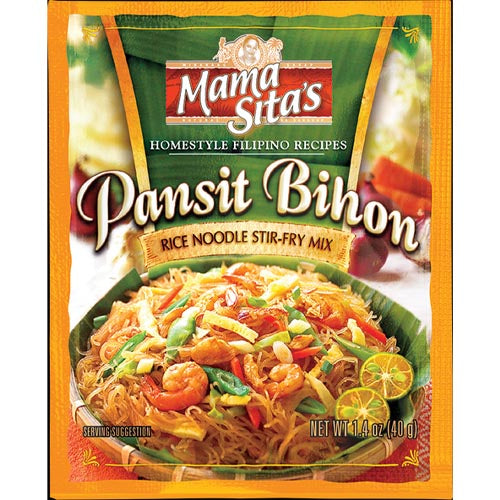 Mama Sita's - Pancit Bihon / Rice Noodle Stir -Fry Mix -1.4 OZ