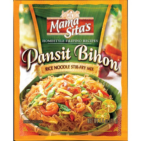 Mama Sita's - Pancit Bihon / Rice Noodle Stir -Fry Mix -1.4 OZ
