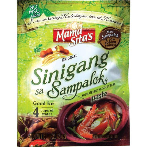 Mama Sita's - Sinigang sa Sampalok - Sour Oriental Soup Base - Paste - 2.17 OZ