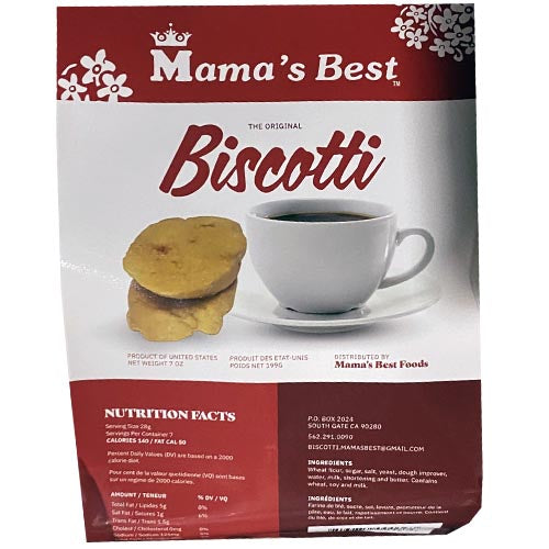Mama's Best - The Original Biscotti - 7 OZ