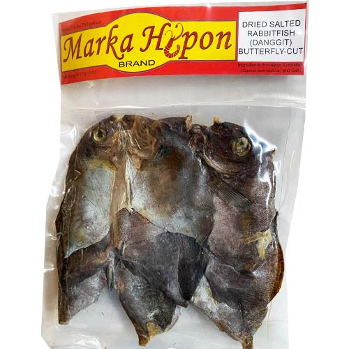 Salted Rabbitfish Marka Hipon - Dried Salted Rabbitfish (Danggit) - Butterfly Cut - 4 OZ ...