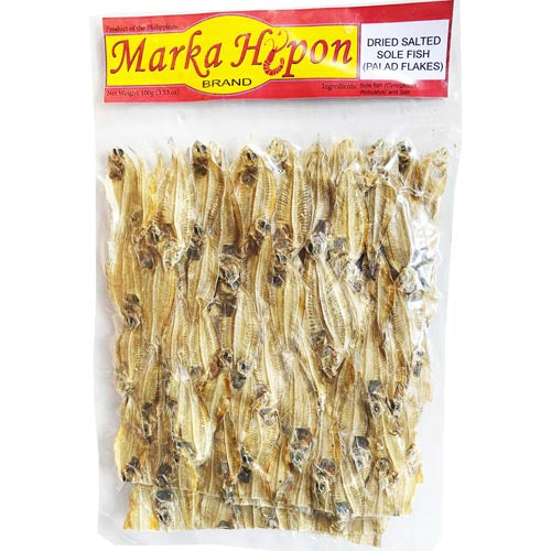 Marka Hipon - Dried Salted Sole Fish (Palad Flakes) - 7.05 OZ