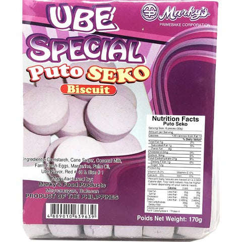 Marky's - Puto Seko Biscuit - UBE Special - 170 G