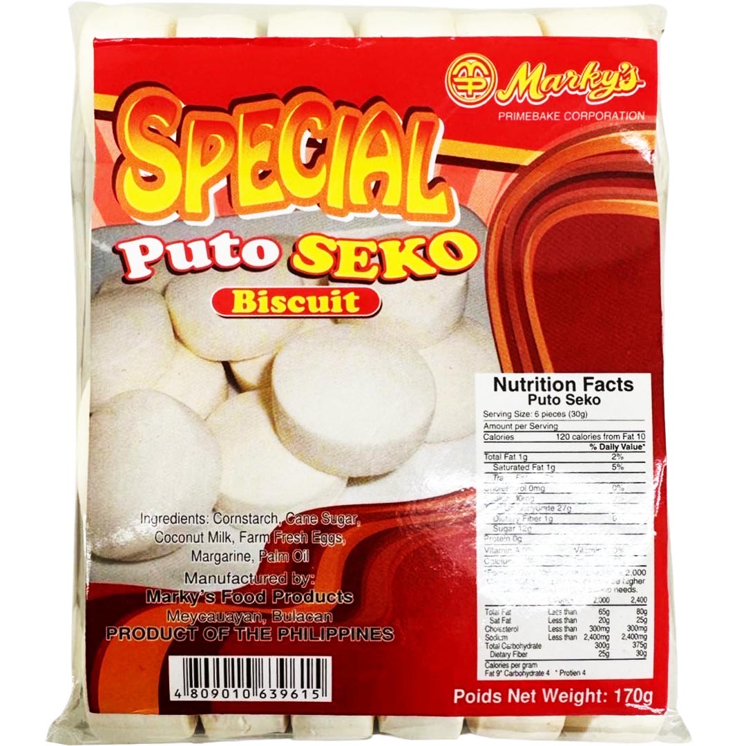 Marky's - Special Puto Seko Biscuit  - Plain - 170 G