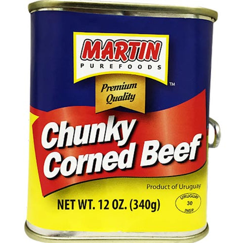 Martin Purefoods - Chunky Corned Beef (Premium Quality) Square- 12 OZ